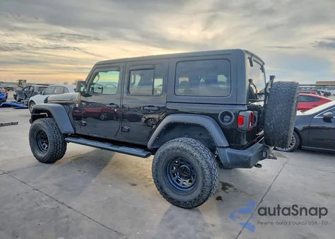 2021 Jeep Wrangler Unlimited Sport из США, поврежденный, VIN 1C4HJXDG7MW787144